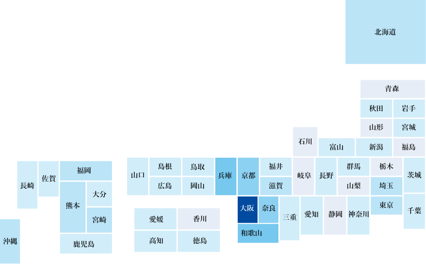 地域分布マップ